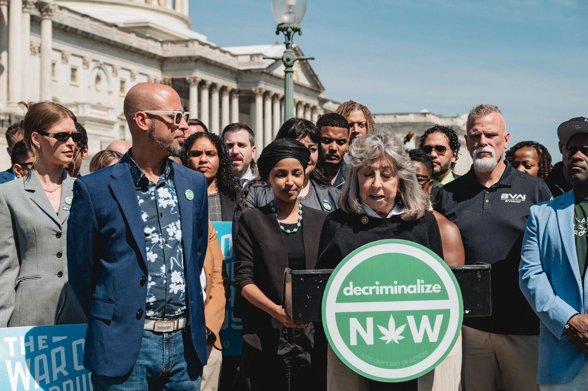 Activists at Cannabis Decriminalization Rally